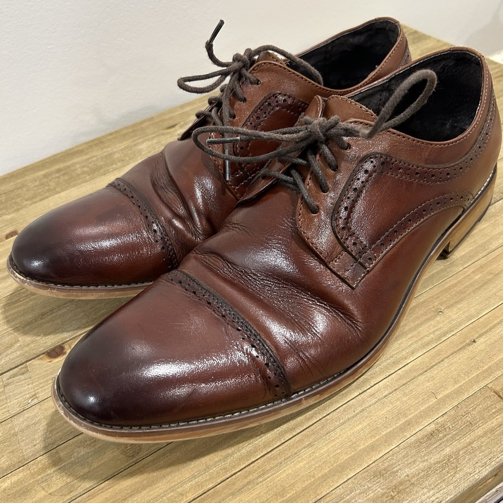 Stacy Adams Cap Toe Dress Oxford Shoes Men's Size 10.5 M